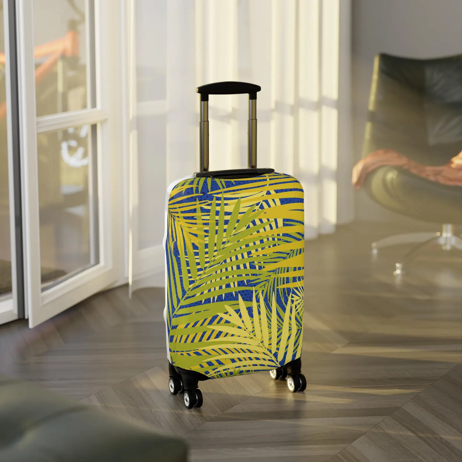 Tropical Palm Suitcase Protector